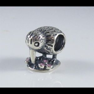 Pandora Silver New Zealand Enamel Kiwi  CHARM